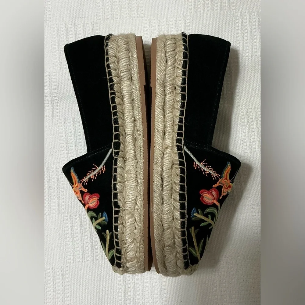 Johnny Was Embroiled Espadrilles Size 6M - Picture 10 of 13